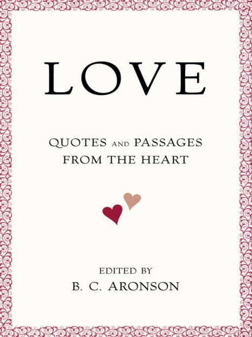 Title details for LOVE by B.C. Aronson - Wait list